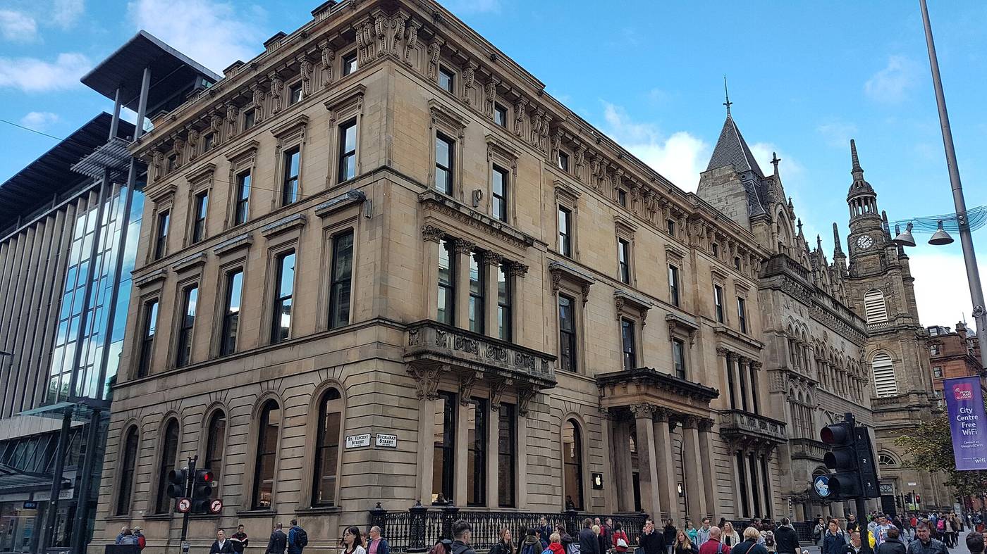 The Western Club's historic Buchanan Street building, Glasgow